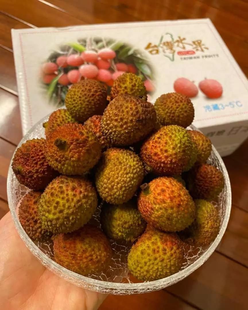 日本のお客様に届いたライチ