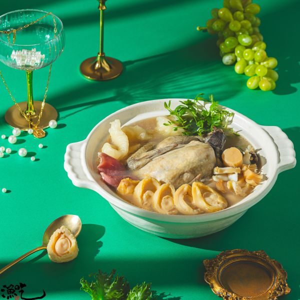 黃金鮑魚養生雞湯 