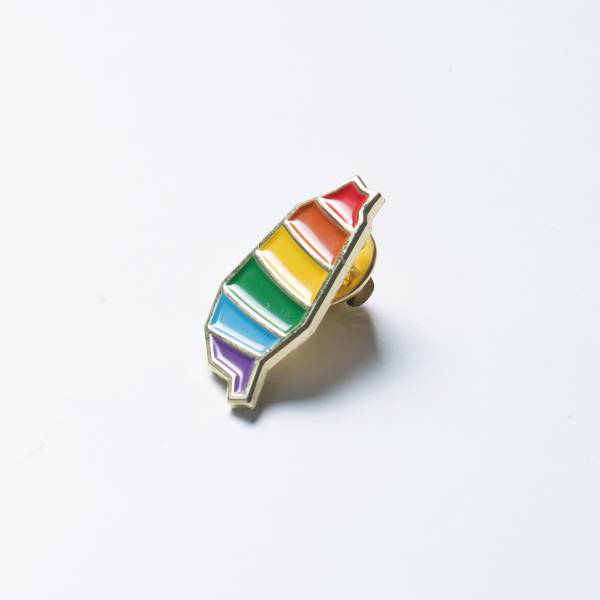 【限】「金彩台灣」同婚元年紀念徽章（針型） 金彩台灣,同志,台灣,LGBT,彩虹