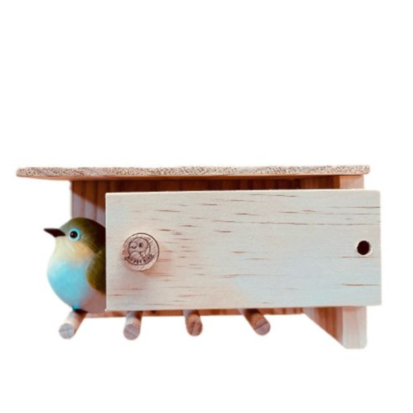 MY PET BIRD 綠繡眼迷你小木屋 綠繡眼迷你鳥窩（Green-cheeked Conure mini birdhouse）
迷你鸚鵡鳥窩（Mini parrot birdhouse）