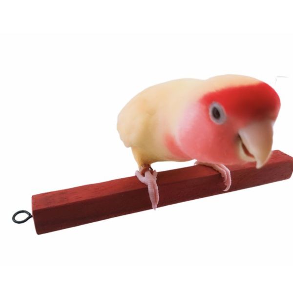 MY PET BIRD 紅花梨方棍鳥站棍 寵物文創,鳥玩具,鸚鵡玩具,文鳥,玄鳳,和尚,虎皮,綠繡眼,凱克,寵物用品,寵物玩具,咬物