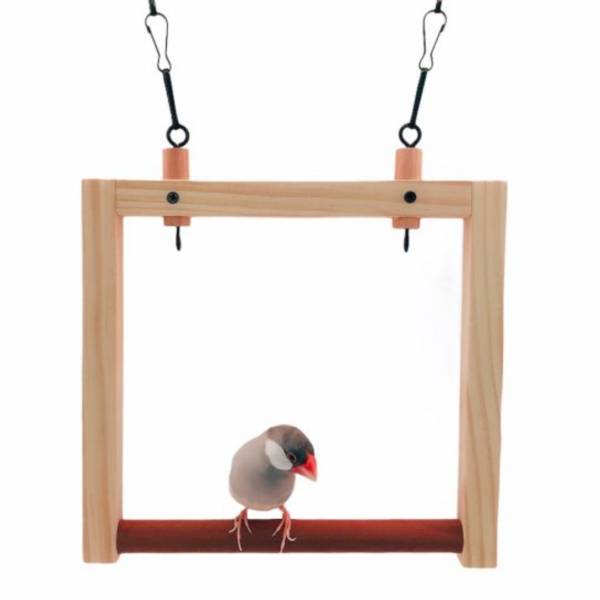 MY PET BIRD  實用中型鸚鵡鞦韆 中型鸚鵡鞦韆、手工製作鞦韆、寬大結實鞦韆、可掛咬物鞦韆、優質材料鞦韆、耐用舒適鞦韆、中型鸚鵡用品、鳥類遊玩場所