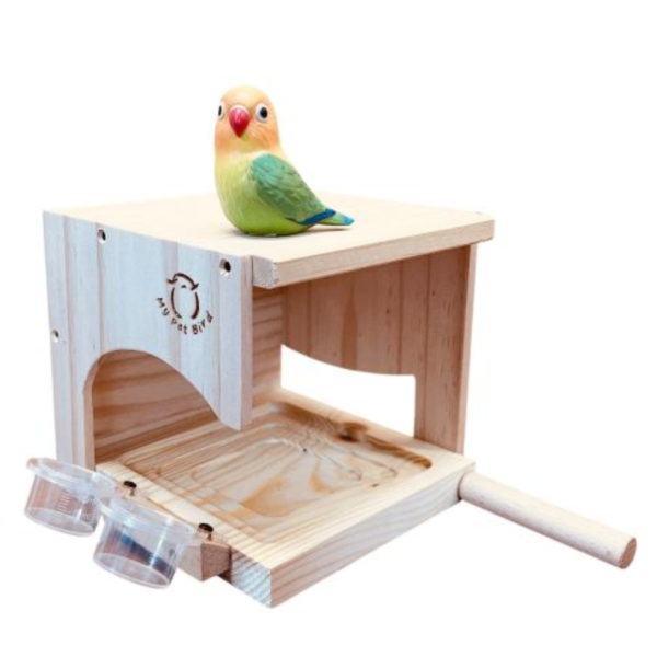 MY PET BIRD  多功能小型木屋 育雛老年與殘疾鳥寶的理想窩居設計 小型木屋、育雛窩、鳥窩設計、鳥寶飼養、殘疾鳥木屋、老年鳥窩、鳥蛋固定槽、活動小食盒、鳥窩站棍、舒適鳥窩