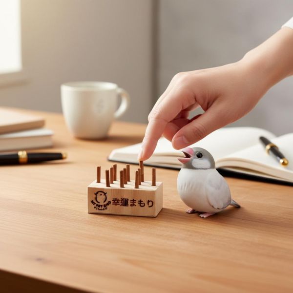 w030 鳥寶幸運籤筒｜天然木製小型鳥互動玩具 綠繡眼玩具、迷你插拔玩具、天然木材玩具、智力啟發玩具、小型鳥類玩具、松木玩具、櫸木玩具、紅花梨木玩具、鳥類益智玩具、寵物鳥娛樂