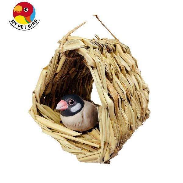 W443A 鸚鵡無棉繩草窩＋站棍 無棉繩草窩
不勾腳鳥窩
寵物鳥草窩
自然草梗鳥窩
鳥類安全窩巢
純天然草香窩巢
鳥類勾腳預防用品
編織草窩鳥巢
高品質寵物鳥窩
無毒草梗鳥窩