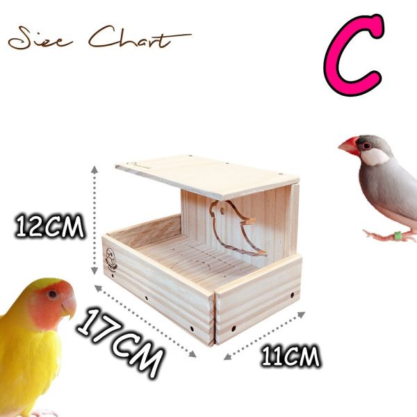 W468  多功能小型木屋 育雛老年與殘疾鳥寶的理想窩居設計 鳥屋木製鳥屋
小型鳥木屋寬口鳥窩文鳥鳥屋虎皮鸚鵡窩太平洋鸚鵡鳥巢愛情鳥鳥窩雙鳥同居鳥屋
通風鳥窩設計

全景視野鳥籠

安全感鳥屋

可鋪墊保暖鳥窩
加高圍牆鳥屋
防潑灑鳥食盆
無死角監測鳥巢