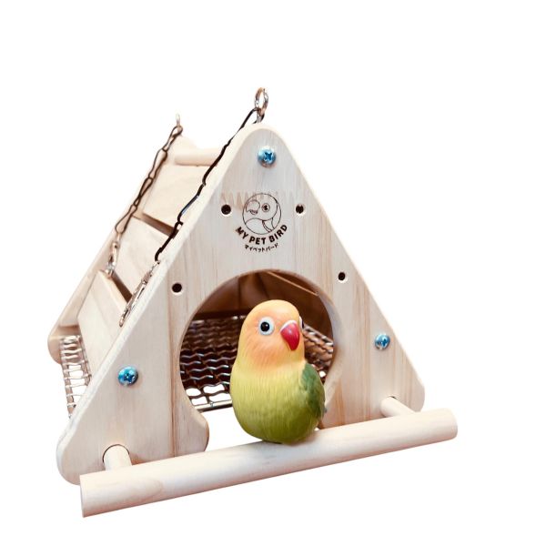 W4A5 三角形小鸚鵡木屋｜網底好清理、透氣不悶熱 鸚鵡 安全感 躲避屋

仿小木屋 鳥屋

鸚鵡 站棍 木屋

文鳥 休息 木屋

鳥籠 配件 木屋

鸚鵡 窩 推薦