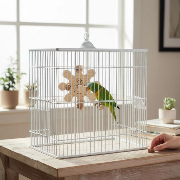 w069 360° 旋轉實木風車 專為中型鸚鵡設計的趣味互動玩具 旋轉風車玩具

360度旋轉

鸚鵡覓食玩具

鸚鵡磨牙玩具
實木鳥玩具
鸚鵡解悶神器
鳥用轉盤