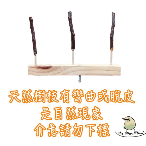 MY PET BIRD 綠繡眼站架 綠繡眼,超細站棍,8mm,雙站棍,運動和娛樂,寵物鳥,創新設計。