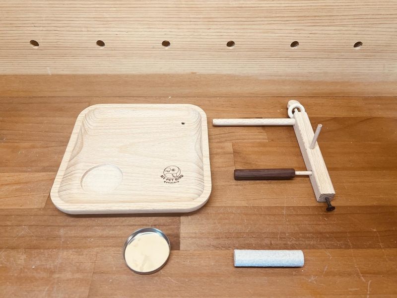 W328XY 綠繡眼專屬站架 綠繡眼站架, 綠繡眼專屬用品, 細站棍, 小型鳥站架, 鳥用原木站台, 鳥用食碟槽, 綠繡眼跳台, 寵物鳥站架