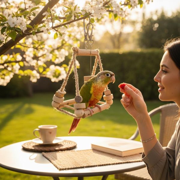 W538 3D立體四向鳥鞦韆｜穩定支架不翻倒、加壓運動必備 鳥用鞦韆
小鸚鵡鞦韆
3D立體造型鞦韆
方形支架座鞦韆
鳥類遊戲玩具
鳥類運動器材
室內外適用鳥類鞦韆
容易清洗鳥用鞦韆
鳥類健康促進器材
鳥類樂趣遊戲器材