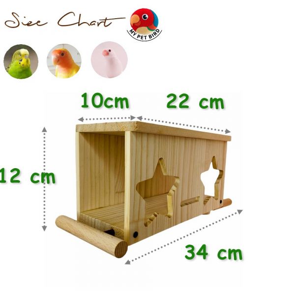 MY PET BIRD 加長鸚鵡小木屋 鳥用木窩
鳥居住用品
鳥類寄宿舍
天然木質鳥窩
鳥類棲息場所
無毒環保鳥窩
適合鳥類棲息的木製窩
室內外鳥類居住用品
手工製作鳥窩
鳥類庇護所