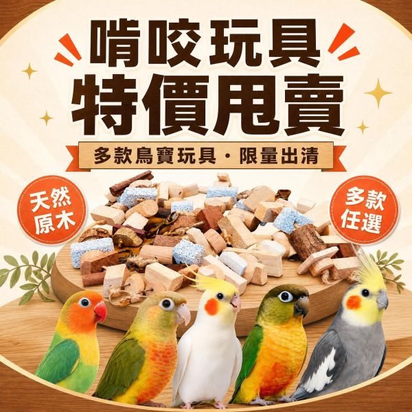 VA 咬翻天/超強破壞王消耗組 鸚鵡啃咬玩具, 破壞王消耗組, 鸚鵡原木玩具, 中小型鸚鵡玩具, 鸚鵡解悶玩具, 鸚鵡磨喙玩具, 鳥用咬物串, 鳥玩具特賣, VA, MY PET BIRD