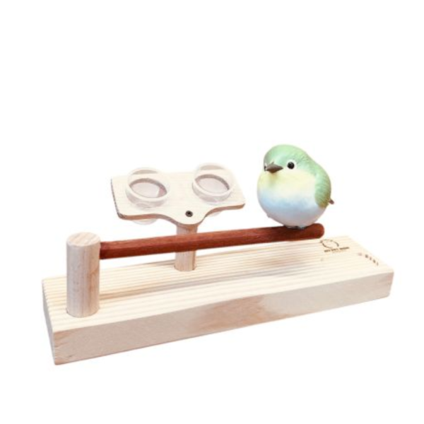 MY PET BIRD綠繡眼：輕巧食物站架的最佳選擇 輕巧食物站架
綠繡眼食物架