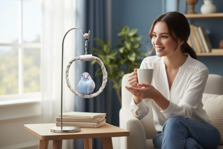 W506 粗麻繩一體成型鳥鞦韆 鳥用鞦韆
小鸚鵡鞦韆
3D立體造型鞦韆
方形支架座鞦韆
鳥類遊戲玩具
鳥類運動器材
室內外適用鳥類鞦韆
容易清洗鳥用鞦韆
鳥類健康促進器材
鳥類樂趣遊戲器材