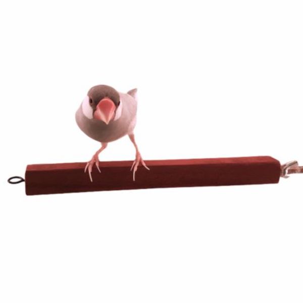 MY PET BIRD 紅花梨方棍鳥站棍 寵物文創,鳥玩具,鸚鵡玩具,文鳥,玄鳳,和尚,虎皮,綠繡眼,凱克,寵物用品,寵物玩具,咬物