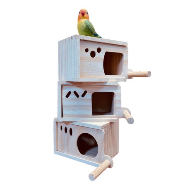 MY PET BIRD 小鸚鵡木屋/前板可推 鳥用木窩
鳥居住用品
鳥類寄宿舍
天然木質鳥窩
鳥類棲息場所
無毒環保鳥窩
適合鳥類棲息的木製窩
室內外鳥類居住用品
手工製作鳥窩
鳥類庇護所