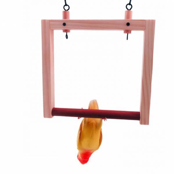 MY PET BIRD  實用中型鸚鵡鞦韆 中型鸚鵡鞦韆、手工製作鞦韆、寬大結實鞦韆、可掛咬物鞦韆、優質材料鞦韆、耐用舒適鞦韆、中型鸚鵡用品、鳥類遊玩場所