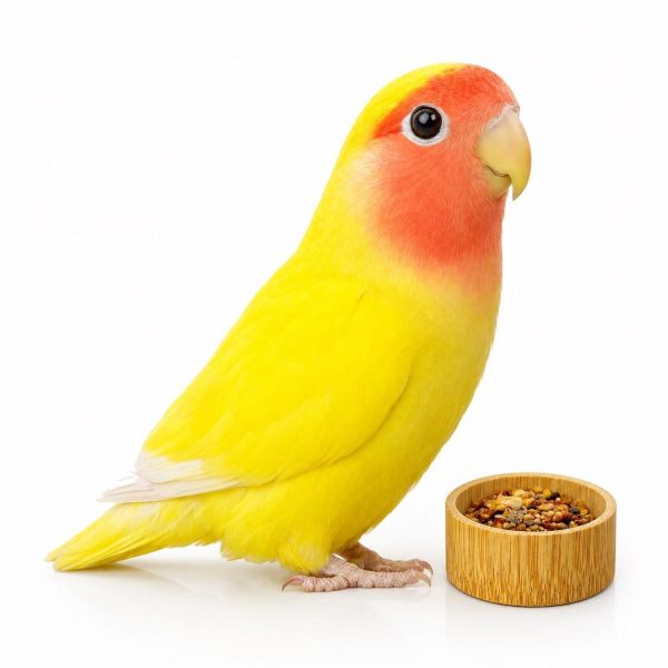 Z012  鸚鵡手養訓鳥罐｜天然竹製鳥食罐與智力訓練道具 訓鳥罐, 鳥食罐, 手養訓練道具, 鸚鵡訓練用品, 竹製訓鳥罐, 鸚鵡智力開發, 寵物鳥互動玩具, 鳥類訓練用具