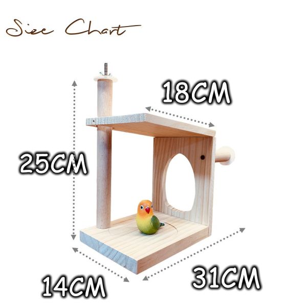 MY PET BIRD 中型鸚鵡樹屋 中型鸚鵡木屋
樹屋風鳥居
開放式空間鸚鵡居所
長尾鸚鵡適用居住
兩螺絲固定木屋
穩固可靠鸚鵡居所
自然概念鳥居
舒適鸚鵡居住場所
中型鳥類木屋
靈感來自樹屋的鳥居