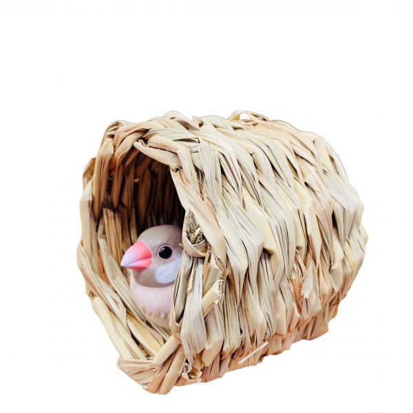 天然草窩 草編窩 鳥巢 /文鳥窩/無棉繩鳥窩 草窩
鸚鵡玩具 寵物文創 鳥玩具