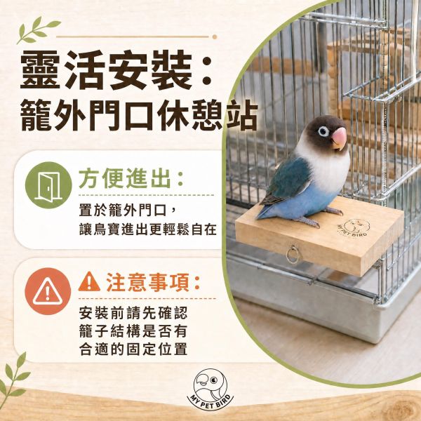 W710 天然木質鳥用休息棲木台・多款尺寸台灣製造 鸚鵡站台, 鳥用休息台, 寵物鳥站架, 松木站台, 鸚鵡用品推薦, 鳥籠配件, MY PET BIRD