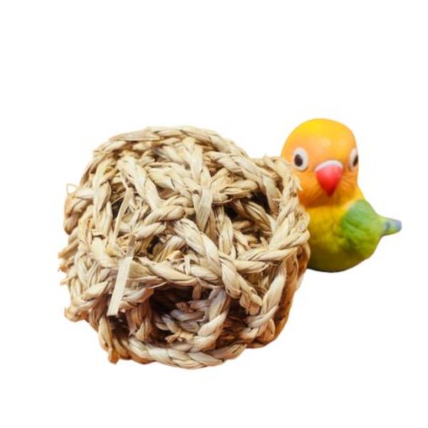 MY PET BIRD 天然水草球鸚鵡啃咬玩具 天然水草球
鸚鵡啃咬玩具
鸚鵡咬啃球
天然草球玩具
環保鳥玩具
自然鳥玩具
可食用鳥玩具
鸚鵡咬嚼樂趣
鳥類口腔保健
天然草繩玩具