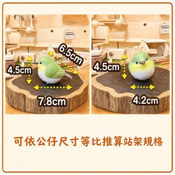 W328XY 綠繡眼專屬站架 綠繡眼站架, 綠繡眼專屬用品, 細站棍, 小型鳥站架, 鳥用原木站台, 鳥用食碟槽, 綠繡眼跳台, 寵物鳥站架