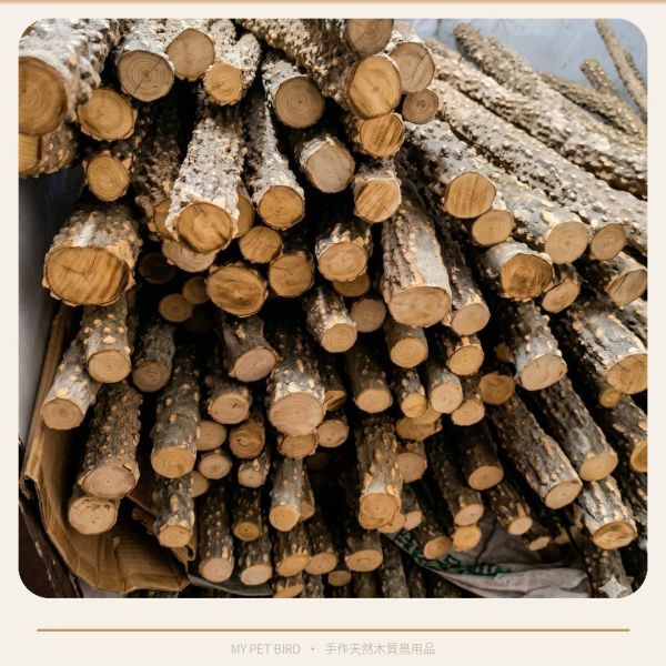 W808 小鸚鵡花椒木站棍 棲木 站棍、站架、棲木、磨爪 、木棍、木棒