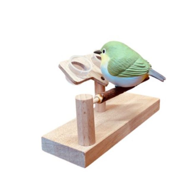 MY PET BIRD綠繡眼：輕巧食物站架的最佳選擇 輕巧食物站架
綠繡眼食物架
