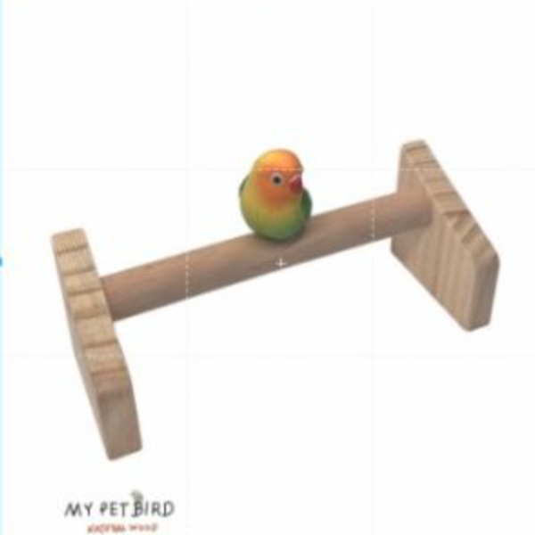 MY PET BIRD 中型鸚鵡桌上型便攜站架 文鳥 小鸚 牡丹 白頭翁 麻雀 虎皮 太平洋 玄鳳 小太陽 金太陽 和尚 
鸚鵡玩具 寵物文創 鳥玩具