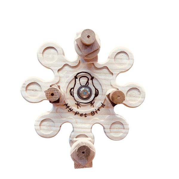 w069 360° 旋轉實木風車 專為中型鸚鵡設計的趣味互動玩具 旋轉風車玩具

360度旋轉

鸚鵡覓食玩具

鸚鵡磨牙玩具
實木鳥玩具
鸚鵡解悶神器
鳥用轉盤