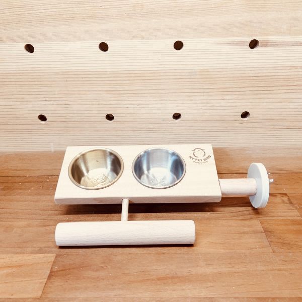 W369B 2分裝食物架 | 鸚鵡款 文鳥 小鸚 牡丹 白頭翁 麻雀 虎皮 太平洋 玄鳳 小太陽 金太陽 和尚 
鸚鵡玩具 寵物文創 鳥玩具