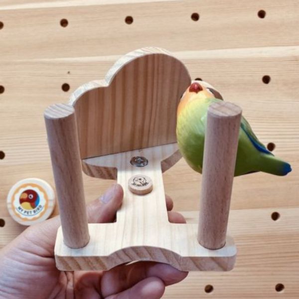MY PET BIRD 造型斜頂木屋 寵物文創,鳥玩具,鸚鵡玩具,文鳥,玄鳳,和尚,虎皮,綠繡眼,凱克,寵物用品,寵物玩具,咬物