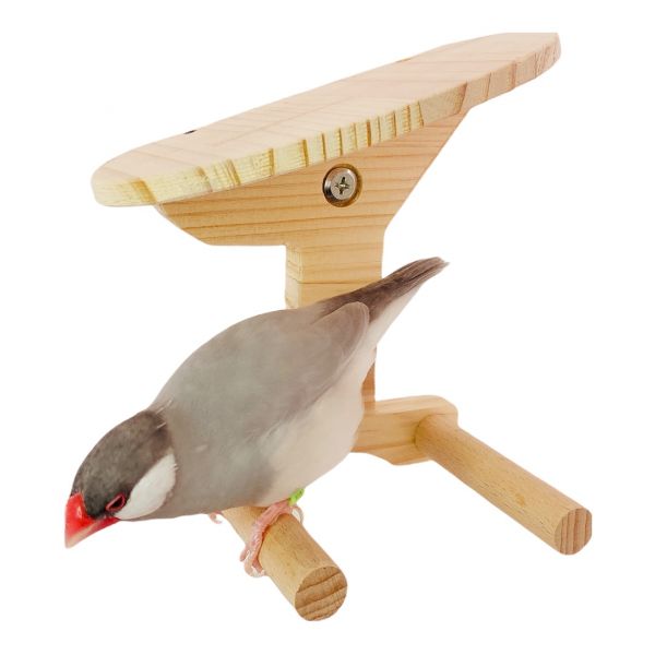 MY PET BIRD 造型斜頂木屋 寵物文創,鳥玩具,鸚鵡玩具,文鳥,玄鳳,和尚,虎皮,綠繡眼,凱克,寵物用品,寵物玩具,咬物