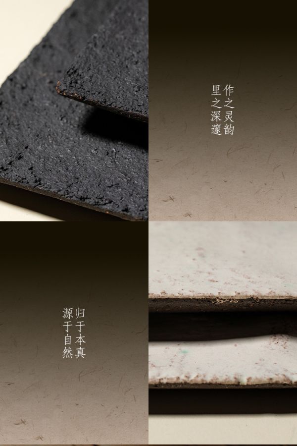 純手工肌理感侘寂風壺承茶盤｜三色 梵汝日式纯手工陶艺壶承诧寂风复古粗陶干泡盘拙朴小茶台茶盘壶托