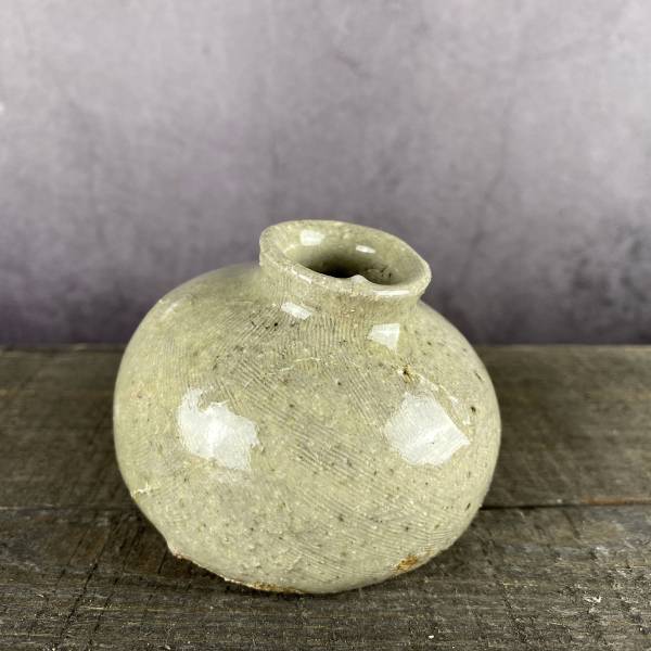 粗陶小品花器(灰釉款) 陶創作者,台灣陶器,線上陶器市集,曙器生活器皿,手工食器,手作溫度獨一無二,侘寂美感,慢生活,handbuiltpottery,handbuiltceramics