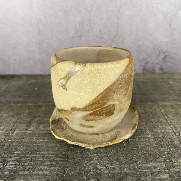 秋．流渲茶杯組(A款) 陶創作者,台灣陶器,線上陶器市集,曙器生活器皿,手工食器,手作溫度獨一無二,侘寂美感,慢生活,handbuiltpottery,handbuiltceramics
