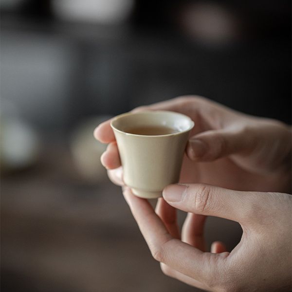 定窯黃陶品茗杯主人杯｜四款可選 品茗杯,酒杯