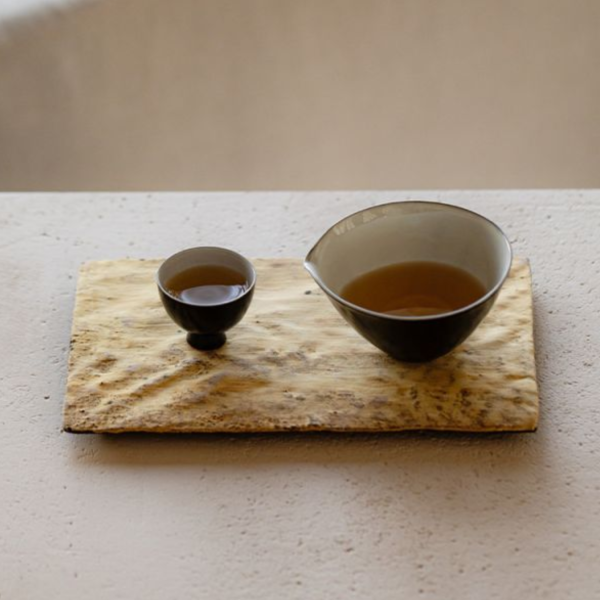 純手工肌理感侘寂風壺承茶盤｜三色 梵汝日式纯手工陶艺壶承诧寂风复古粗陶干泡盘拙朴小茶台茶盘壶托