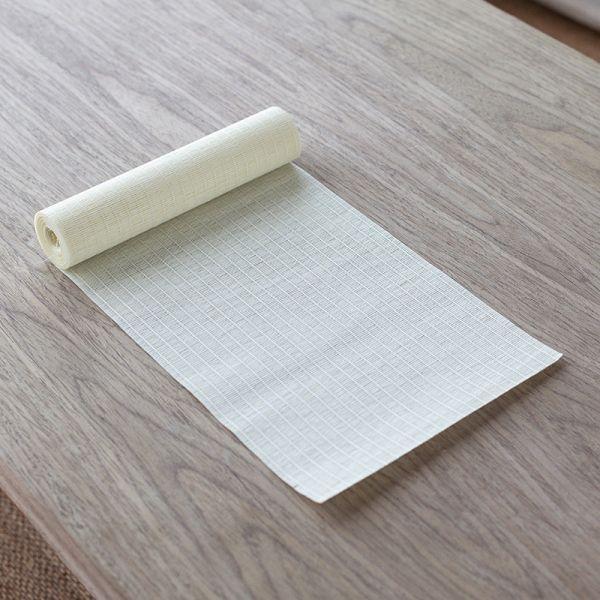 紙編工藝防水茶席方素方茶簾｜棗紅 紙編工藝防水茶席方素方茶簾 乾泡席功夫茶道具配件