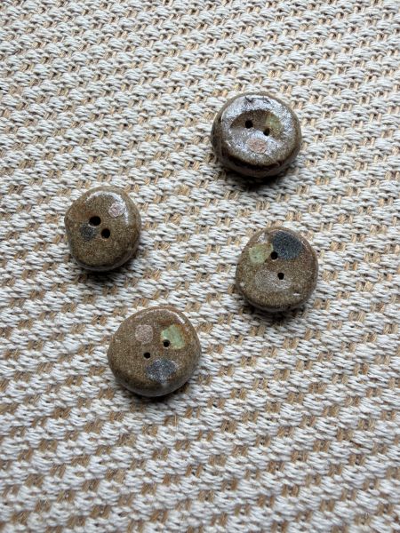 手工陶鈕扣(4入) 