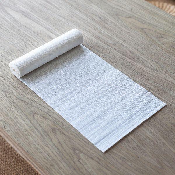 紙編工藝防水茶席方素方茶簾｜胭脂紅 紙編工藝防水茶席方素方茶簾 乾泡席功夫茶道具配件