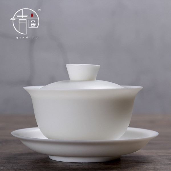德化冰種玉白瓷素燒薄胎蓋碗｜四款 冰種玉瓷,薄胎茶具蓋碗,高品質茶具,瓷質細膩,光照透亮,溫潤如玉
茶具清潔