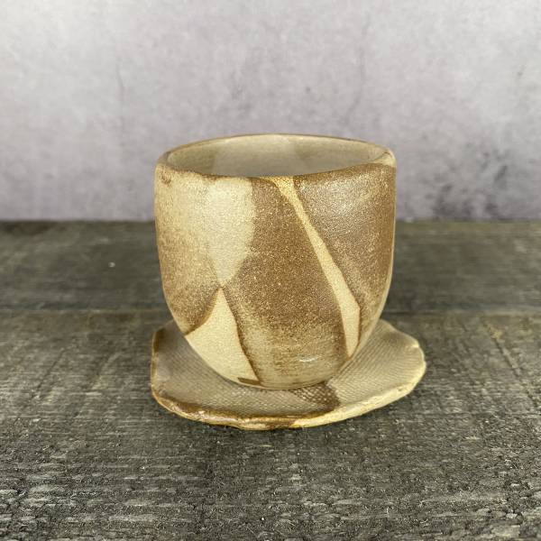 秋．流渲茶杯組(A款) 陶創作者,台灣陶器,線上陶器市集,曙器生活器皿,手工食器,手作溫度獨一無二,侘寂美感,慢生活,handbuiltpottery,handbuiltceramics