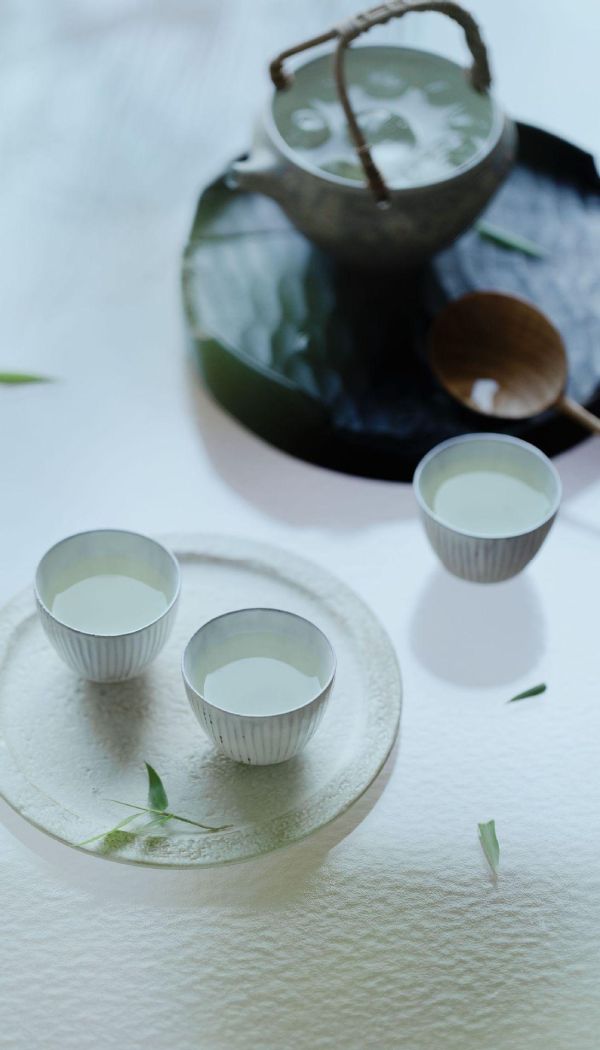 梵汝纯手工粉引日式提梁壶一壶三杯茶具套組 梵汝 一捧春纯手工粉引功夫茶具套组日式提梁壶一壶三杯伴手礼
