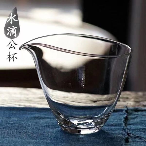 透明玻璃公道杯茶海茶盅分茶器｜01 茶海,茶盅,分茶器,粉引