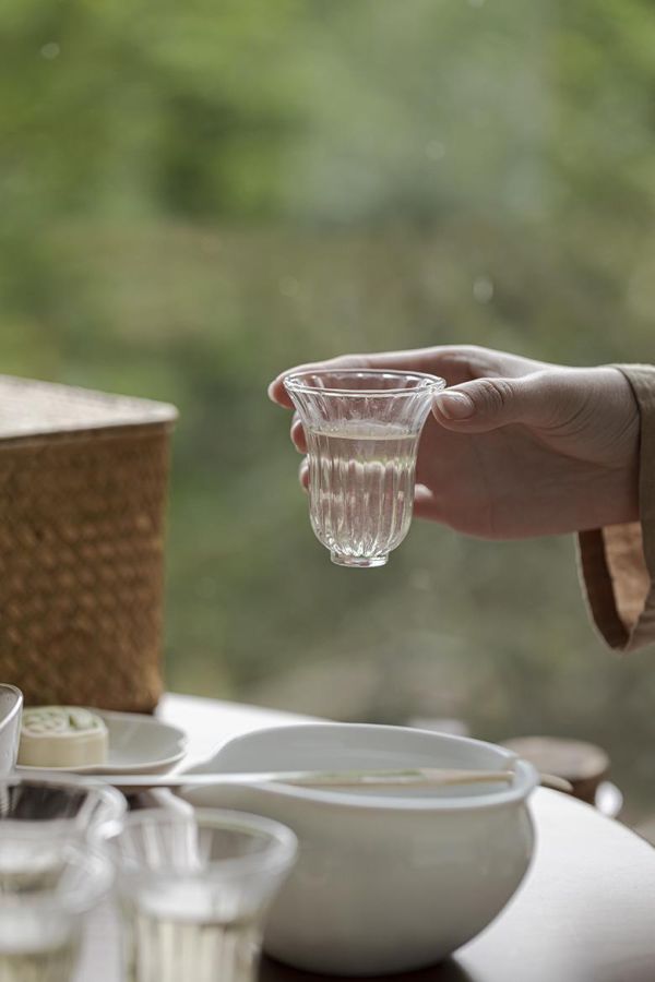 一壺四杯綠茶踏青旅行組 墨己 一抹春绿茶泡碗套组春茶泡茶功夫茶具一壶四杯踏青旅行茶具
