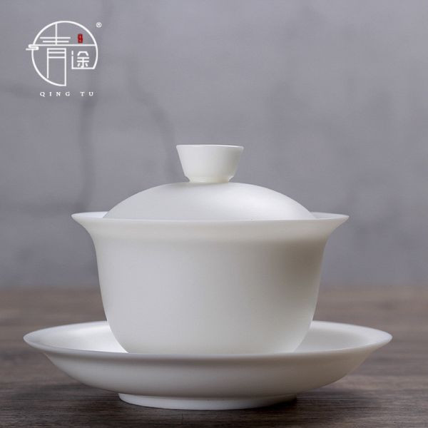 德化冰種玉白瓷素燒薄胎蓋碗｜四款 冰種玉瓷,薄胎茶具蓋碗,高品質茶具,瓷質細膩,光照透亮,溫潤如玉
茶具清潔