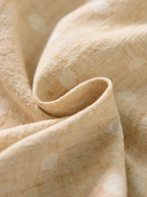 春季棉麻印花七分袖新中式襯衫｜兩色 春季新款棉麻女装衬衫苎麻印花七分袖高级感新中式衬衣女